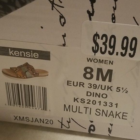 ✪𝐇𝐏✪ 𝗞𝗲𝗻𝘀𝗶𝗲 Snakeskin Sandals - Picture 10 of 10